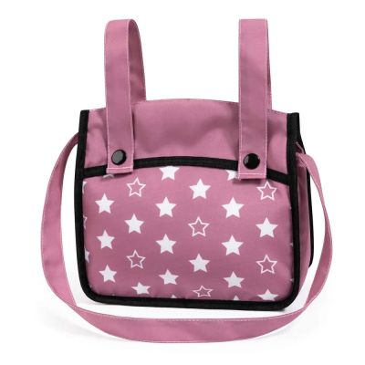 Количка за кукли XEO с чанта розова BAYER 17076AB  