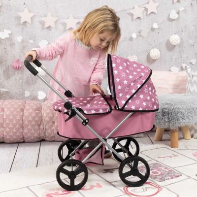 Количка за кукли GO розова BAYER 14976AA 