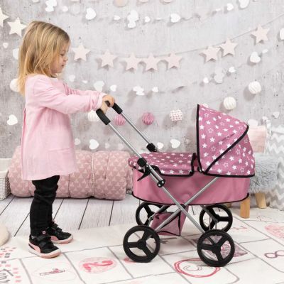 Количка за кукли GO розова BAYER 14976AA 