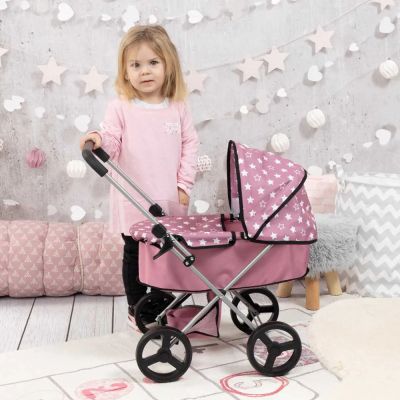 Количка за кукли GO розова BAYER 14976AA 