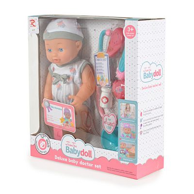 Кукла със стетоскоп и звук Hippo 6818