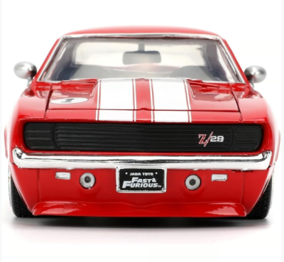 Метален автомобил Chevy Camaro 1969 Fast & Furious 1:24 Jada 36151