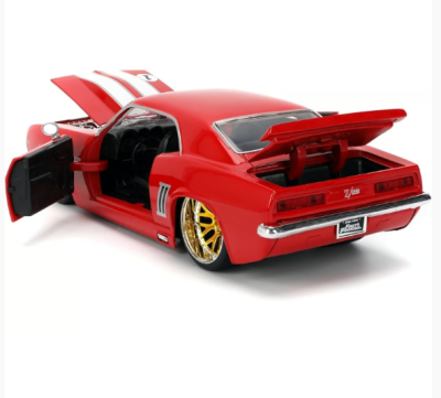 Метален автомобил Chevy Camaro 1969 Fast & Furious 1:24 Jada 36151