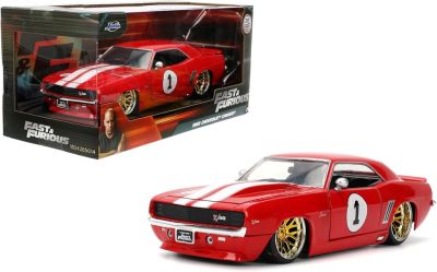 Метален автомобил Chevy Camaro 1969 Fast & Furious 1:24 Jada 36151
