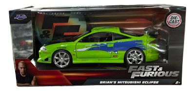 Метален автомобил Mitsubishi Eclipse Fast & Furious 1:24 Jada 93 976 0331
