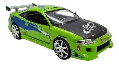 Метален автомобил Mitsubishi Eclipse Fast & Furious 1:24 Jada 93 976 0331