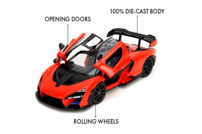 Метален автомобил McLaren Senna Fast X Fast & Furious 1:24 Jada 35485 