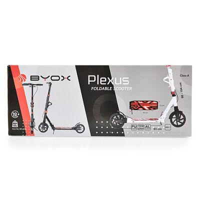 Сгъваема тротинетка Byox Plexus Limited бял
