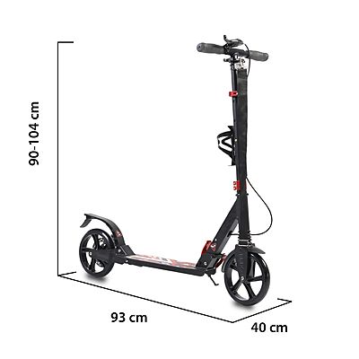 Сгъваема тротинетка Byox Plexus Limited черен