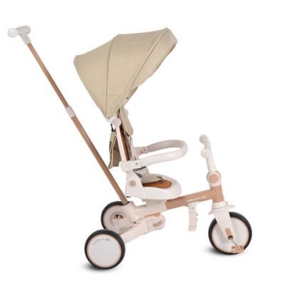 Сгъваема детска триколка Byox COMPACTO 4в1 бежов