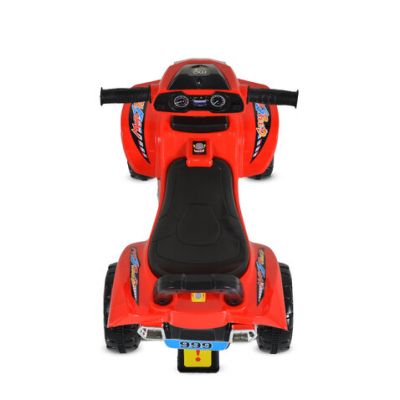 Детско атв за яздене и бутане No Fear 999 червен
