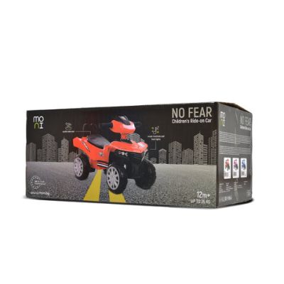Детско атв за яздене и бутане No Fear 999 червен