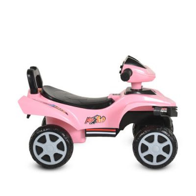 Детско атв за яздене и бутане No Fear 999 розов