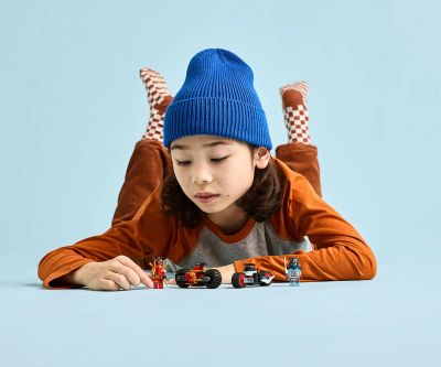 Конструктор LEGO NINJAGO 71838 Състезанието с мотоциклети на Кай