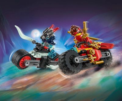 Конструктор LEGO NINJAGO 71838 Състезанието с мотоциклети на Кай