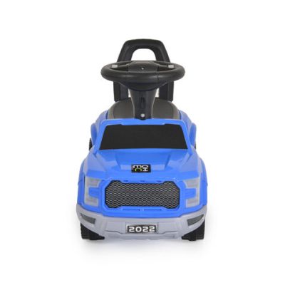 Детска кола за яздене и бутане Orlando 2022 син