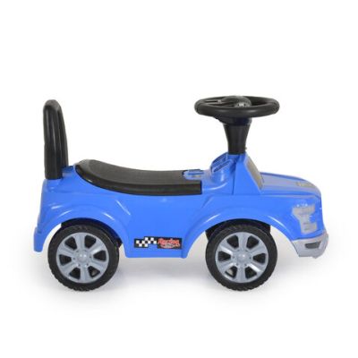 Детска кола за яздене и бутане Orlando 2022 син