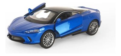 Метална кола McLaren GT blue Welly 1:34