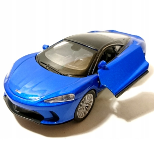Метална кола McLaren GT blue Welly 1:34