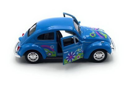 Метална количка BEETLE HARD TOP 1:34 Welly син