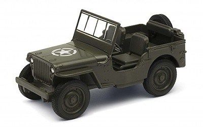 Метален джип Jeep Willys MB Welly 1:34 