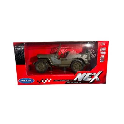 Метален джип Jeep Willys MB Welly 1:34 