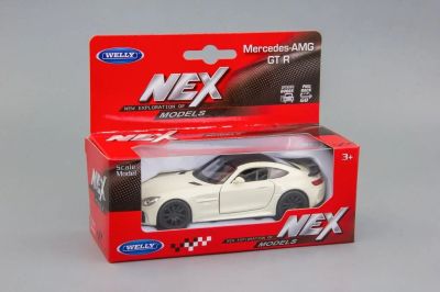 Метална кола Mercedes Benz AMG GTR 1:34 Welly 