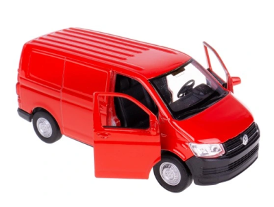 Метален бус Volkswagen Transporter T6 1:34 Welly 