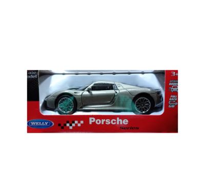 Метална кола Porsche 918 Spyder 1:34 Welly 