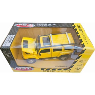 Метален джип Hummer H3 1/24 MSZ 68240