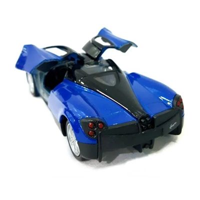 Металeн автомобил Pagani Huayra Welly 1:34 син