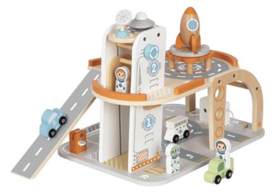 Дървена писта Space Station Tooky Toy TJ903