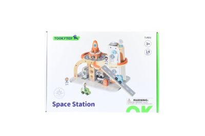 Дървена писта Space Station Tooky Toy TJ903