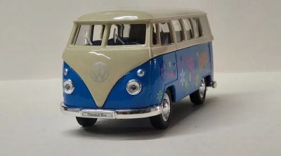 Метална кола Volkswagen Classical Bus T1 1963 Love Welly 1:34