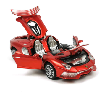 Метална кола Lamborghini със звук и светлини 1:32 