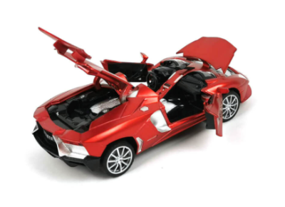 Метална кола Lamborghini със звук и светлини 1:32 