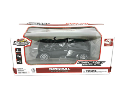 Метална кола Lamborghini със звук и светлини 1:32 черен