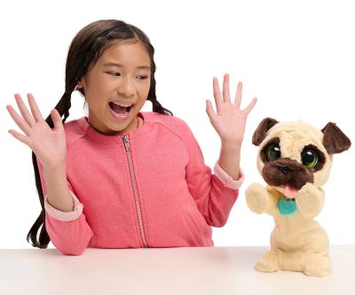Just Play Интерактивно подскачащо куче Мопс FurReal 28144 