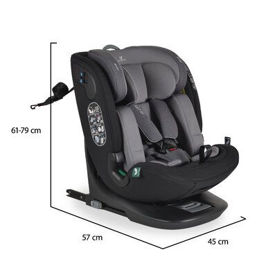 Стол за кола Cangaroo GTS 40-150см Charcoal-gray