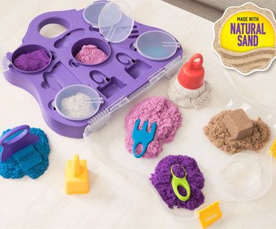 Kinetic Sand Комплект за игра кинетичен пясък с разнообразни кутии Spin Master 6069784 