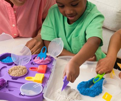 Kinetic Sand Комплект за игра кинетичен пясък с разнообразни кутии Spin Master 6069784 