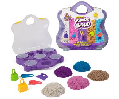 Kinetic Sand Комплект за игра кинетичен пясък с разнообразни кутии Spin Master 6069784 