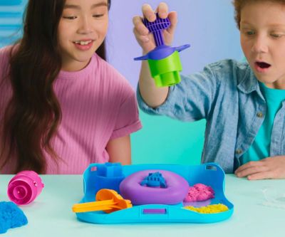 Kinetic Sand Комплект за игра кинетичен пясък Squish Motion Spin Master 6069401