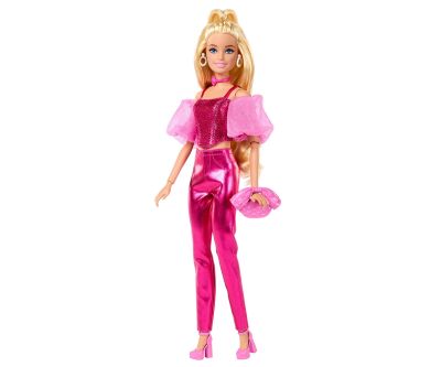 Кукла Barbie Луксозна мода бляскав розов топ и панталон Mattel JFP40 