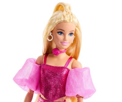 Кукла Barbie Луксозна мода бляскав розов топ и панталон Mattel JFP40 