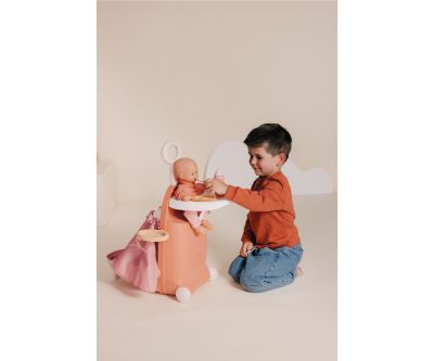 Сгъваем куфар за кукли 3 в 1 Baby Nurse Smoby 7600220392