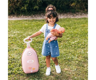Сгъваем куфар за кукли 3 в 1 Baby Nurse Smoby 7600220392