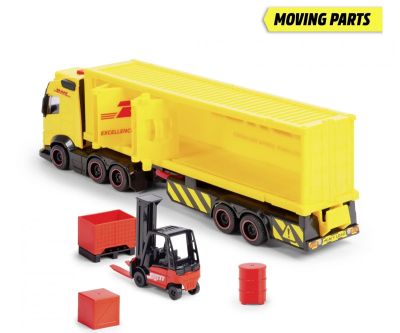 Камион с ремарке и мотокар DHL Dickie 203747018  