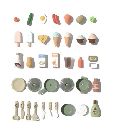 Кухня с аксесоари и течаща вода WD-R45