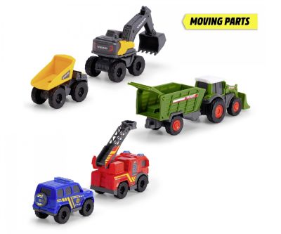 Комплект малки превозни средства Dickie 203742016